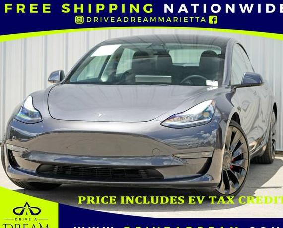 TESLA MODEL 3 2022 5YJ3E1EC1NF195607 image